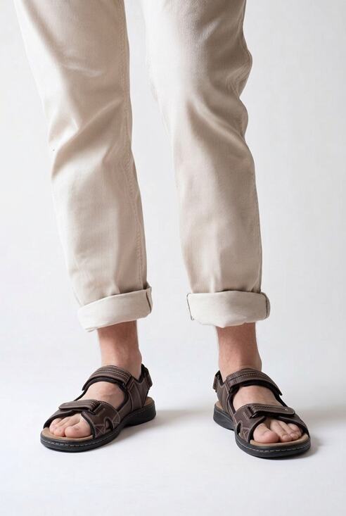 Dockers Newpage Slingback Sport River Sandals Men Size 11M Briar Brown